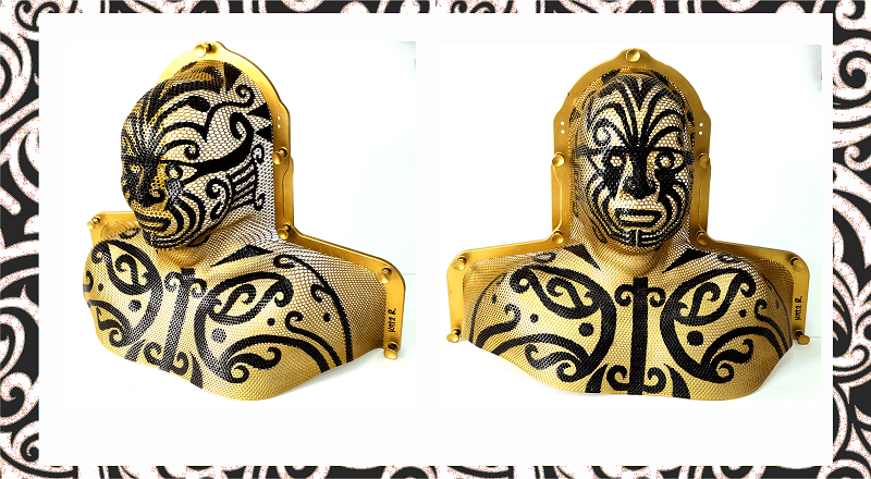 Decoración máscaras termoplásticas